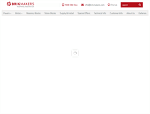 Tablet Screenshot of brikmakers.com